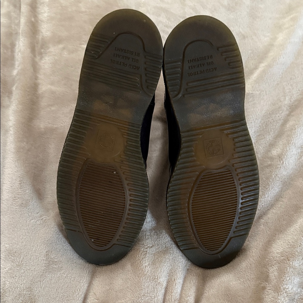 Dr Martens dark maroon Leather Chelsea Boots - Picture 4 of 5